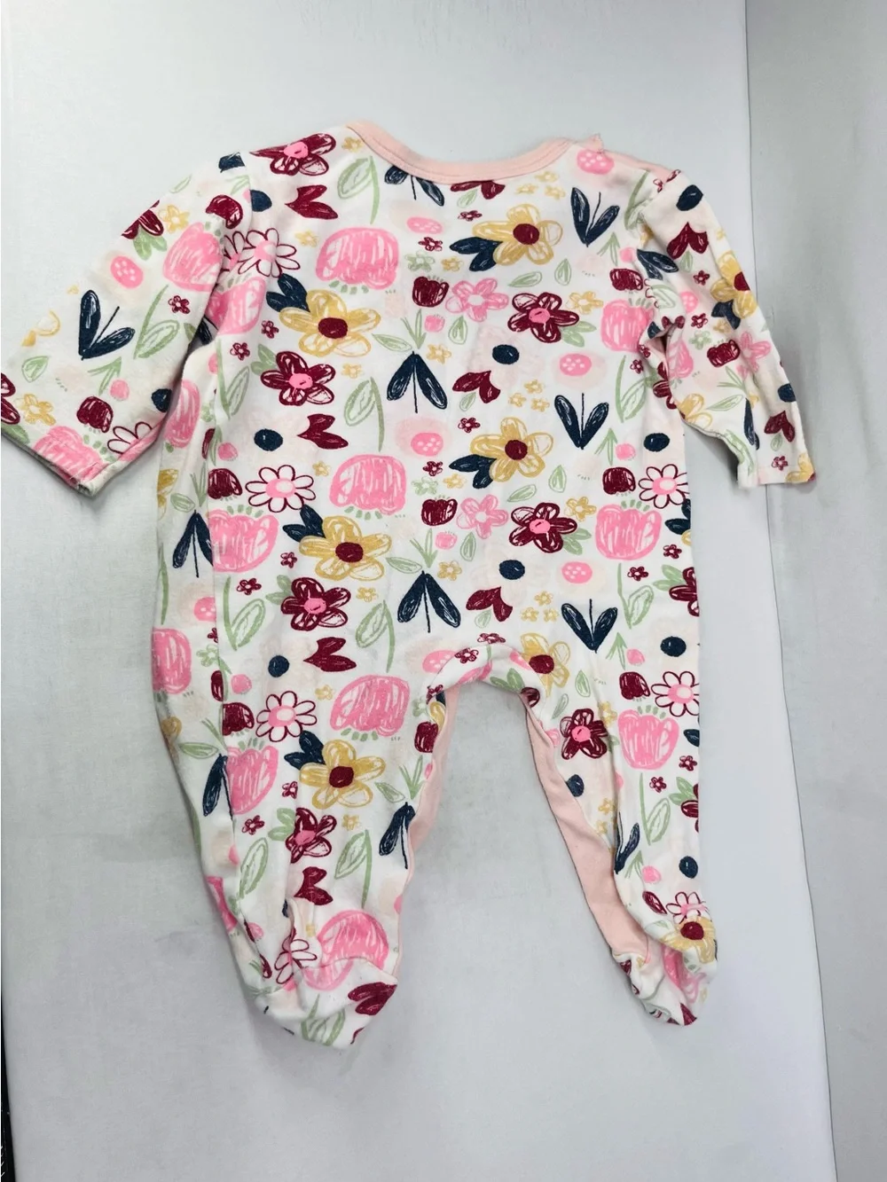 Justice Pink Baby Bodysuit Set with Heart, Gems & Dino Prints